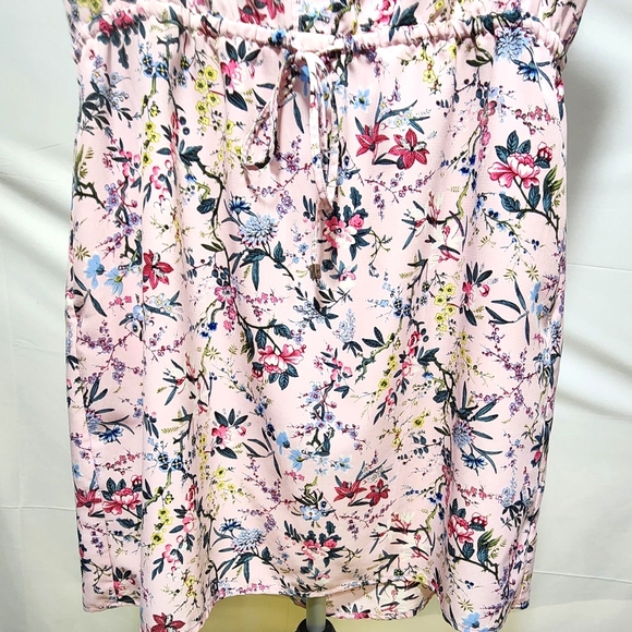 Original Nicole Miller Pink Sleeveless V-Neck Sundress-Size L - Picture 4 of 13